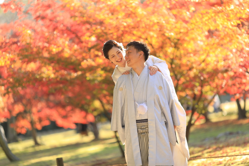 おふたりの自然な表情ひきだします♪