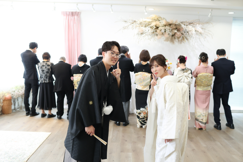 親御様と一緒にきっちり写真も残したい方にお勧め♪