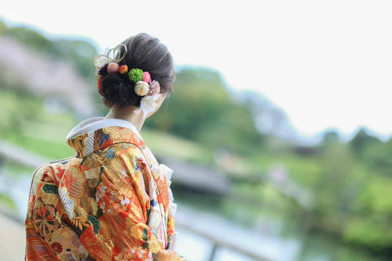 花嫁様ヘアスタイル