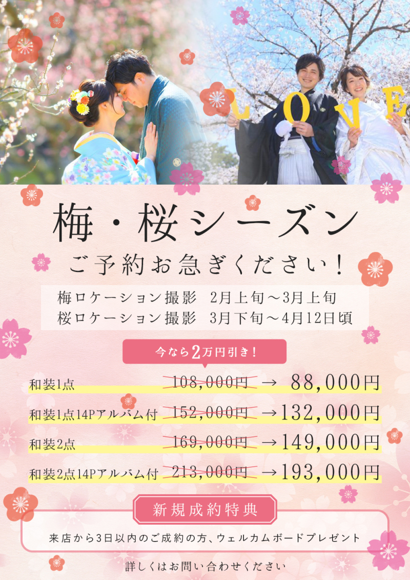 お得なキャンペーンが！！