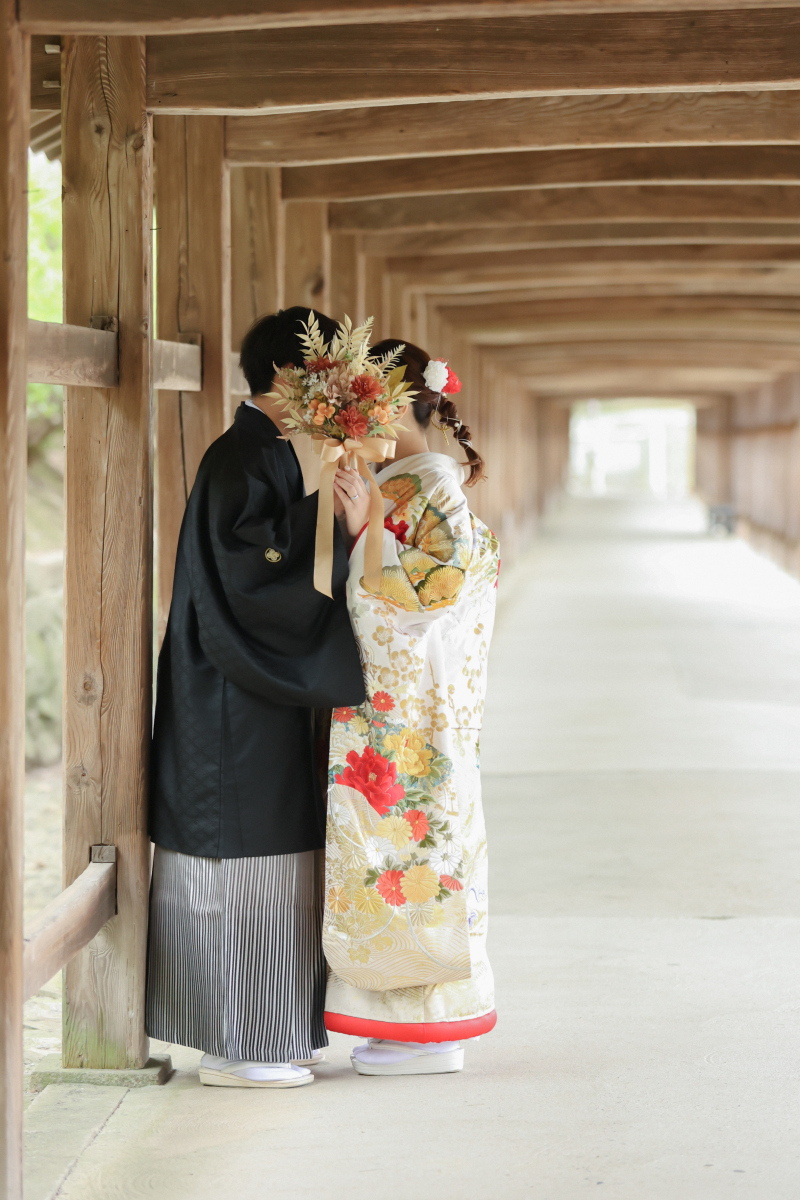 今日は吉備津神社での桜ロケに行ってきました♪