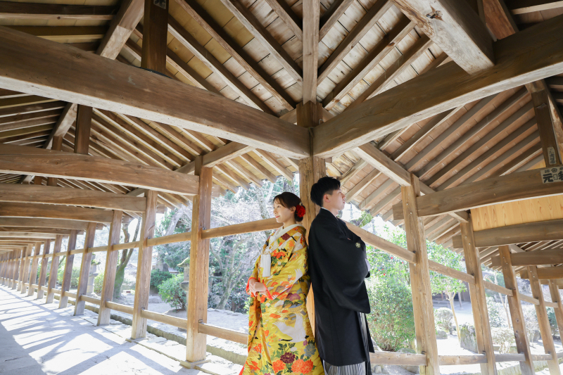 先日の吉備津神社ロケーション