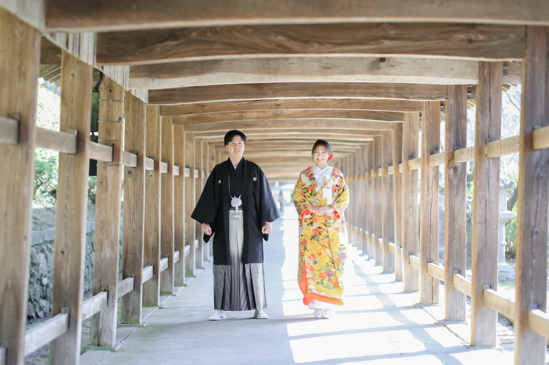 先日の吉備津神社ロケーション