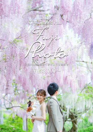 白や紫の藤の花