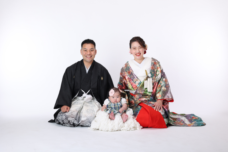 お子様と一緒にウェディングフォト☆