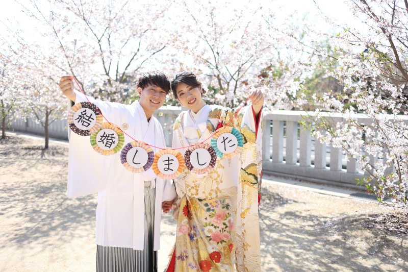 結婚報告に使えるショット!