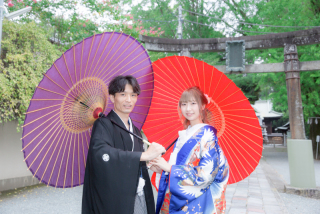 関東5大天神「桐生天満宮」和装ロケーション撮影