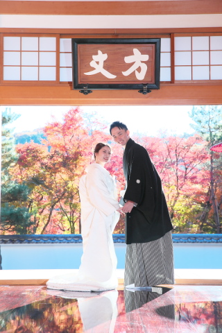 歴史ある風景で、特別な一枚を