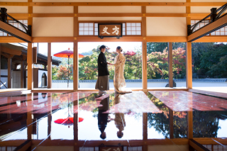 宝徳寺「床もみじ特別公開」フォトウエディング
