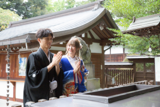 関東5大天神「桐生天満宮」和装ロケーション撮影