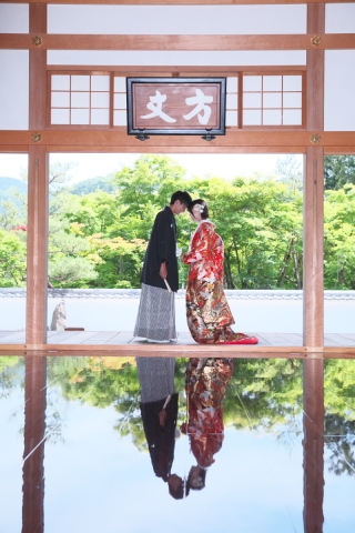 美しい「床もみじ」宝徳寺ウエディング