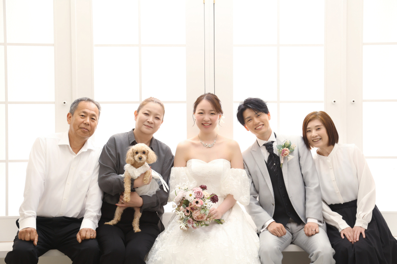 家族と撮る、フォトウェディング