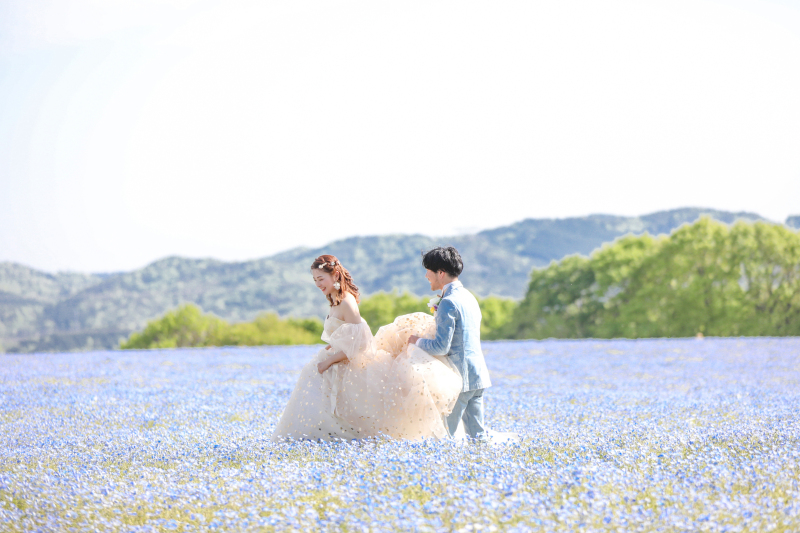 大好きなお花と撮るフォトウェディング