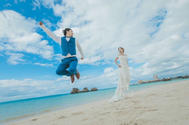 ビーチでのHappyShot♡