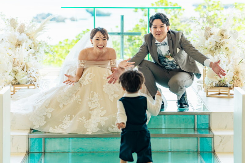 お子様とフォトウェディングを安心して叶えるための「ベビーシッターオプション」