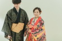 琉球衣装でスタジオ撮影♡