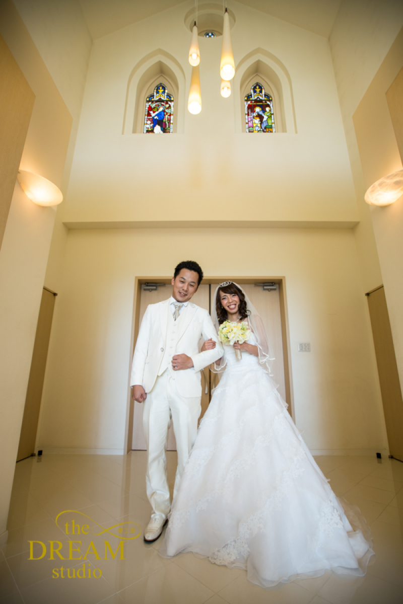 沖縄県 チャペル&ビーチフォトウェディングお客様レポート