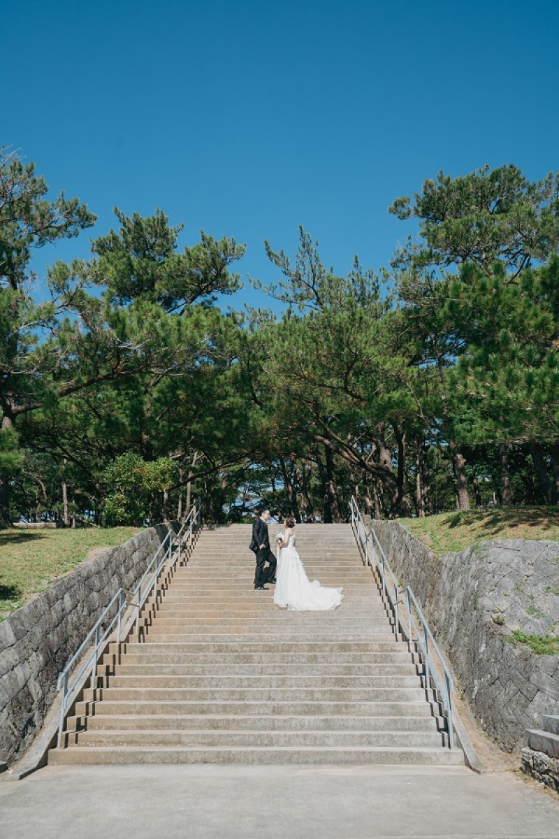 座喜味城跡でお写真❤