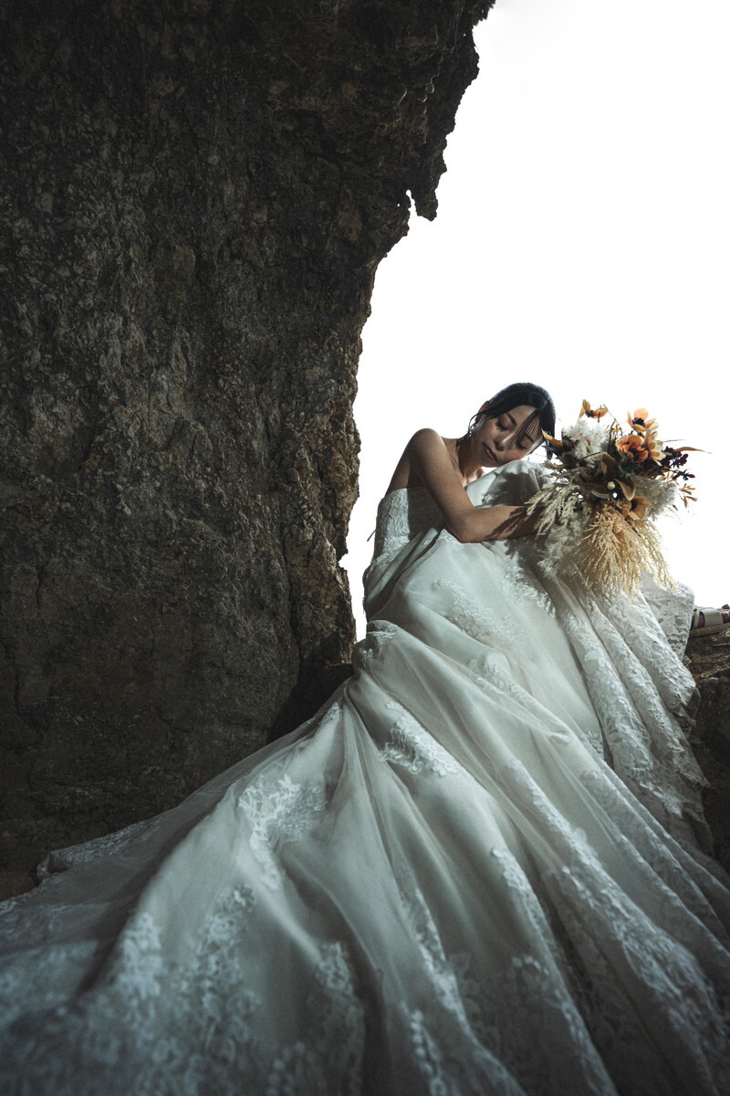 真栄田岬でのスタイリッシュショット☆