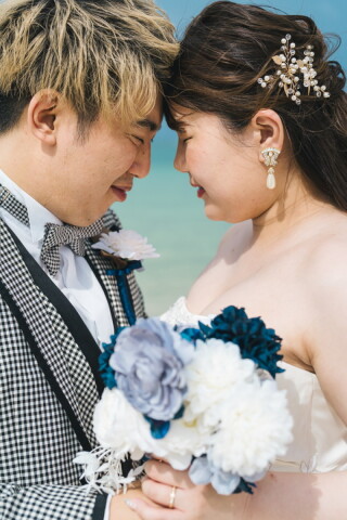 ロングベールで叶える、ふんわりロマンティックなウェディングフォト♪