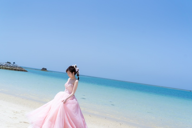 桜のようなカラードレス❤❤