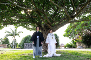 上品さを引き立てる♪アクアグレイス・チャペル周辺での和装フォトをご紹介！