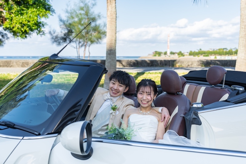 お気に入りの車に乗って♪