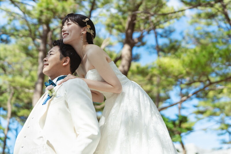 気品あふれるお二人❤座喜味城址&ビーチプラン