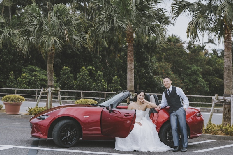 愛車とウェディングフォト♪