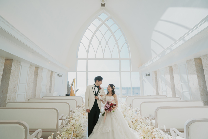 沖縄らしさ、お二人らしさ満載!リゾ婚フォト♪