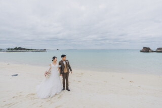 海と笑顔に包まれて＊ふたりだけのウェディングフォト