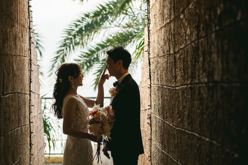 ブルーシールでほっぺがおちる時間のあとに…甘くて爽やかなウェディングフォト♪