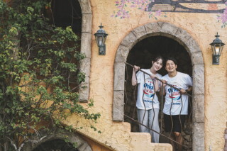 お揃いコーデで楽しむ♪アメリカンビレッジフォトウェディング