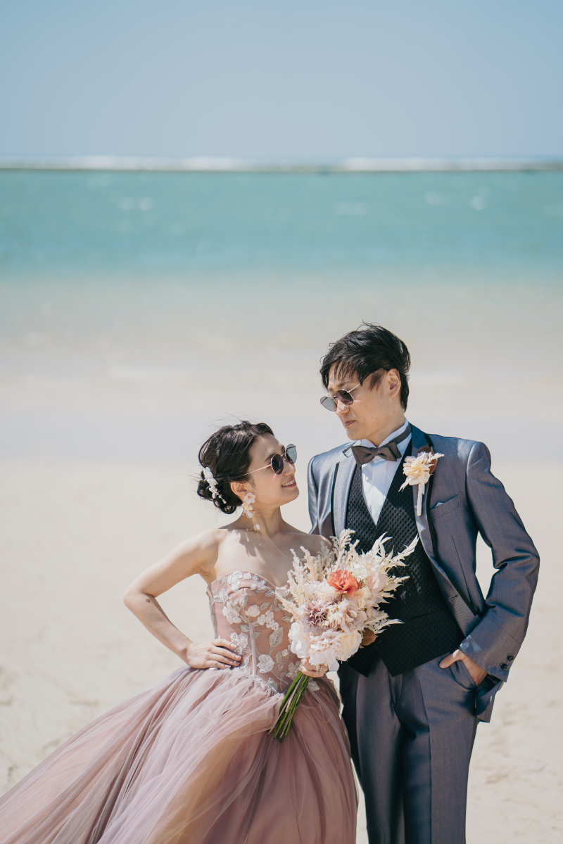 沖縄らしさ、お二人らしさ満載!リゾ婚フォト♪