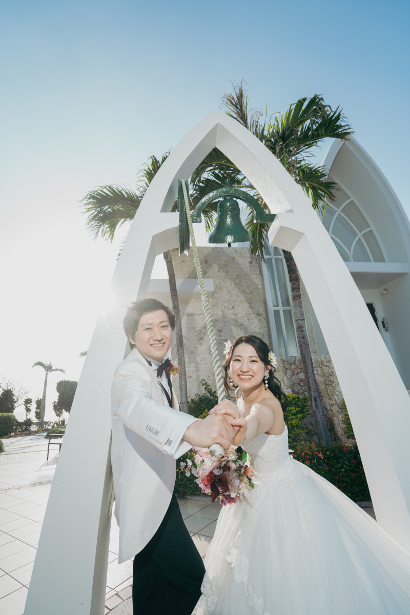 沖縄らしさ、お二人らしさ満載!リゾ婚フォト♪