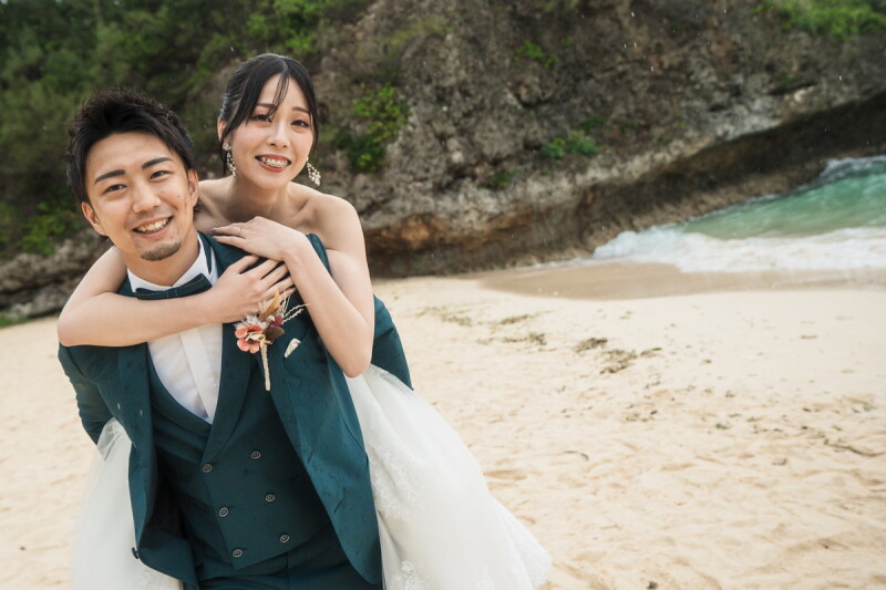 真栄田岬でのスタイリッシュショット☆