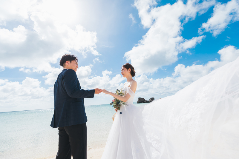 南国沖縄でのフォトウェディング♡