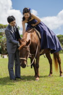 お馬さんとの撮影♡♡♡