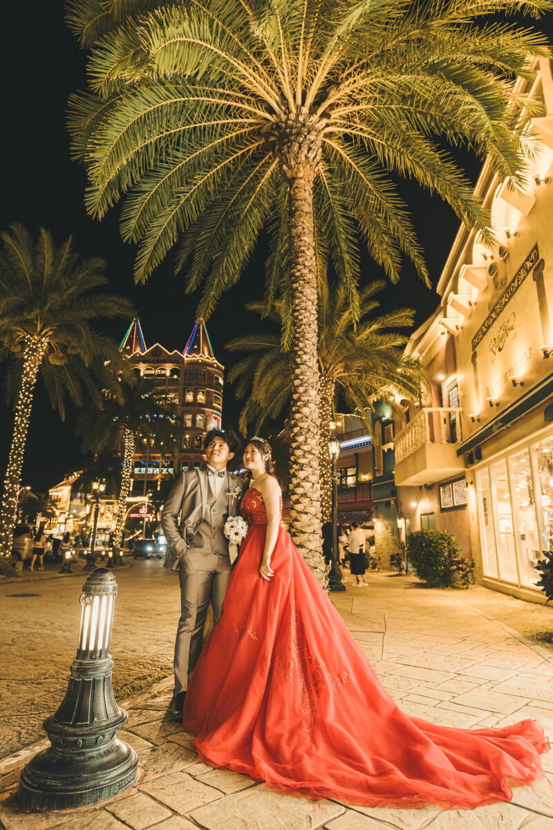 アメリカンビレッジでナイトフォト♪