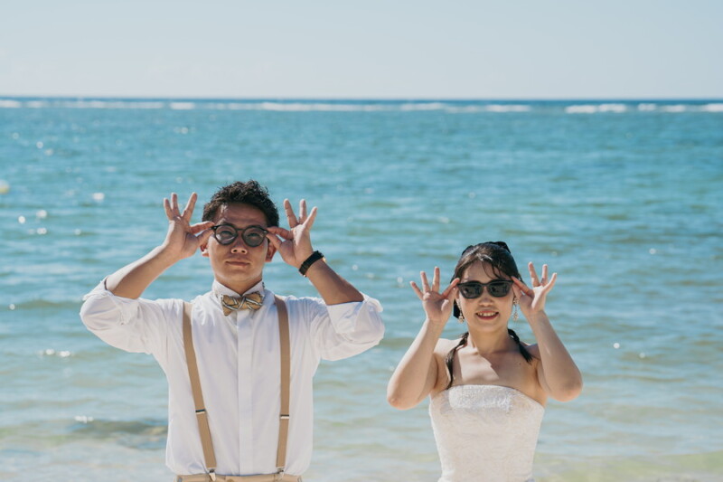 沖縄北谷で叶える和装&ドレス♡憧れのロケーションで夢のウェディングフォト