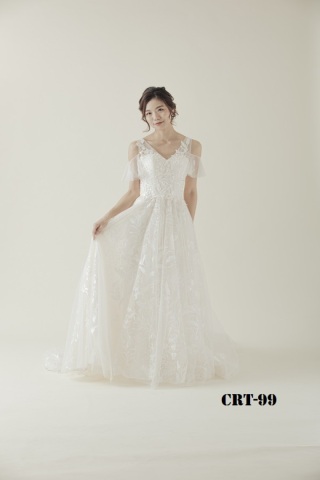 袖付きドレス☆