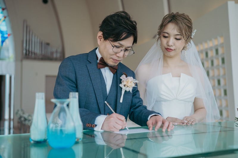 万座の教会でのフォトプラン