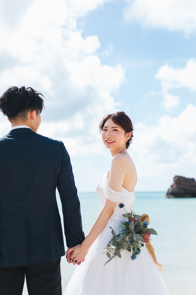 南国沖縄でのフォトウェディング♡