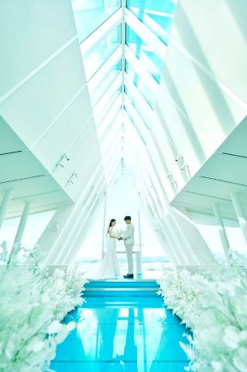 沖縄の海見えチャペル撮影★最高なロケーションのチャペルをご紹介します☆