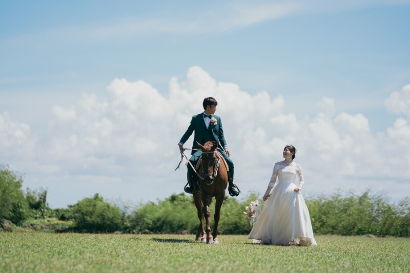 お馬さんとフォトウェディング✧˖