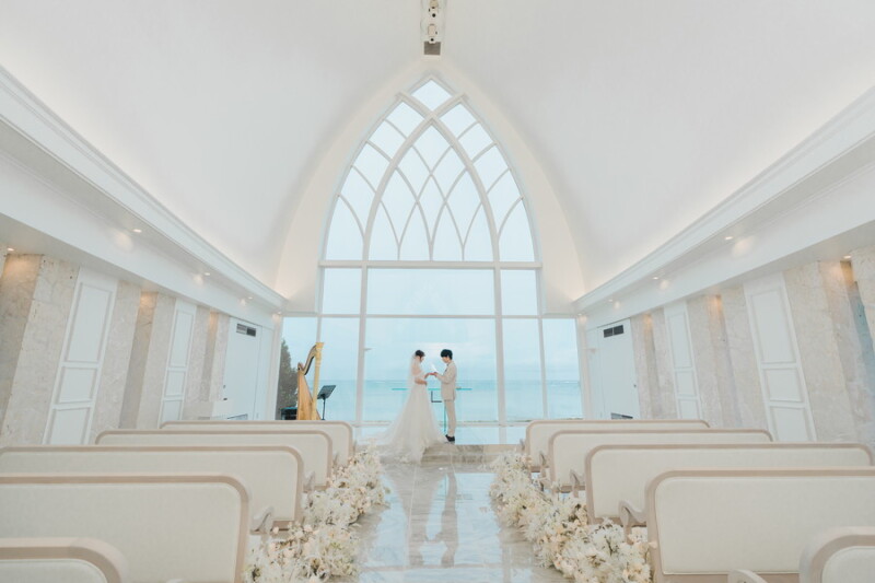 沖縄の海見えチャペル撮影★最高なロケーションのチャペルをご紹介します☆