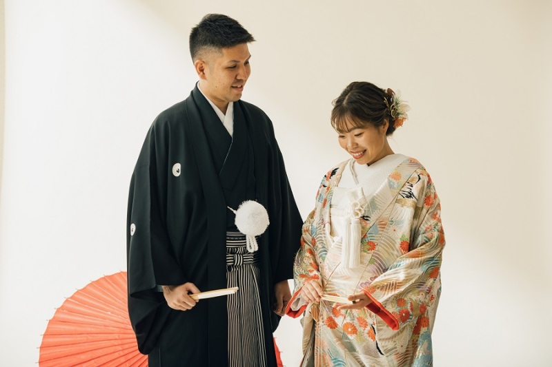 和装＆洋装ビーチ前撮りショット～☆彡