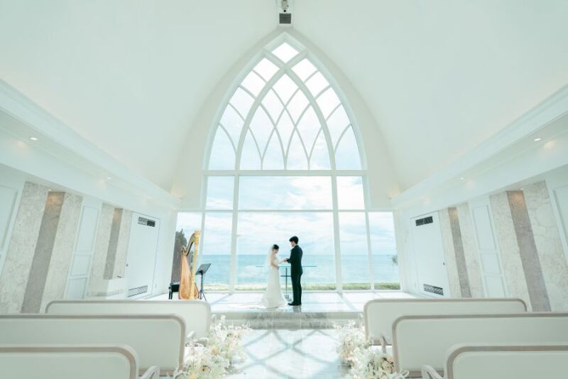 自然光で照らす☆アクアグレイスchapel