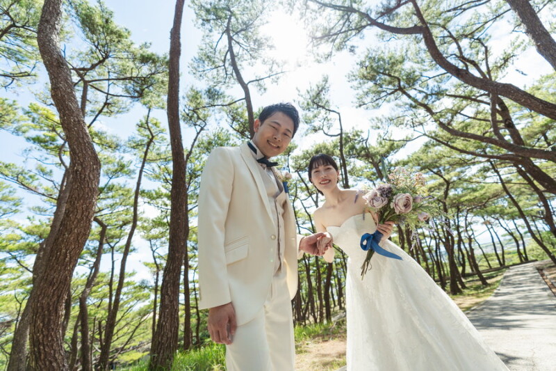 気品あふれるお二人❤座喜味城址&ビーチプラン