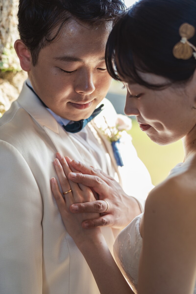 気品あふれるお二人❤座喜味城址&ビーチプラン